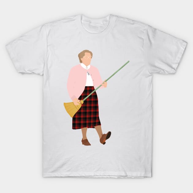 mrs doubtfire T-Shirt by aluap1006